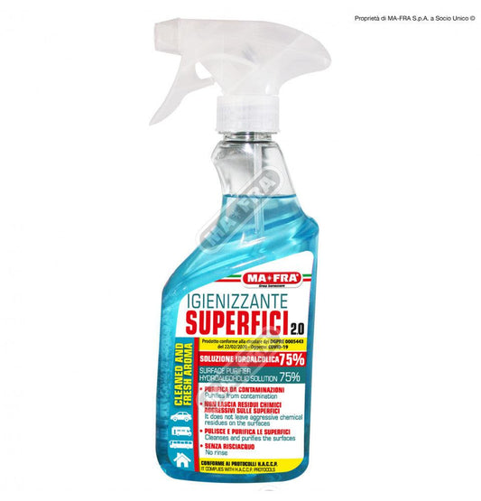 Igienizzante Superfici 2.0  75% 500ml Mafra